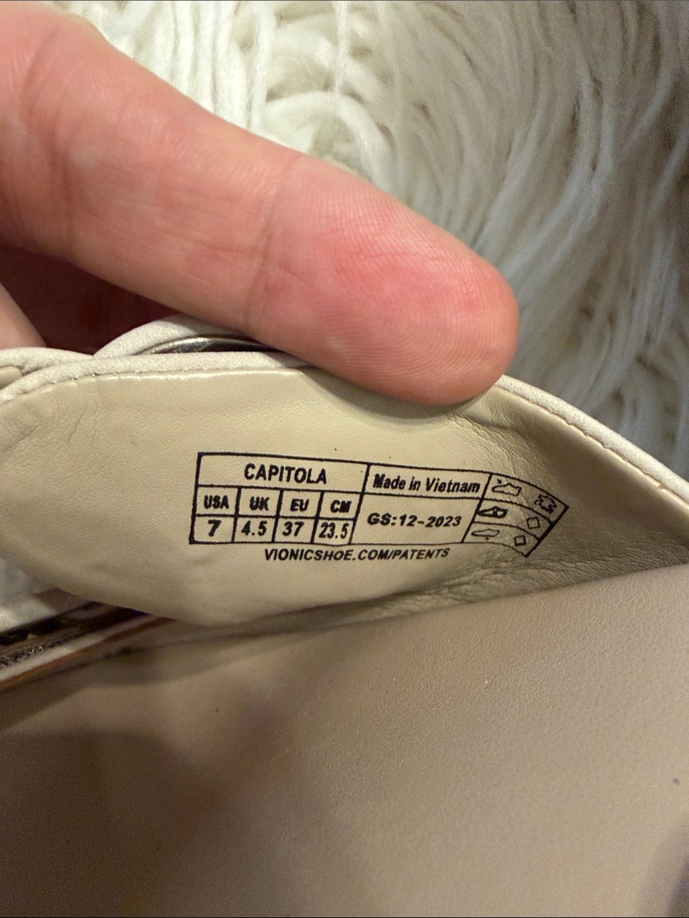 Vionic Taupe Double-Buckle Platform Slide Sandals size 7 BNWOT - Picture 8 of 12